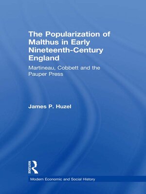 cover image of The Popularization of Malthus in Early Nineteenth-Century England